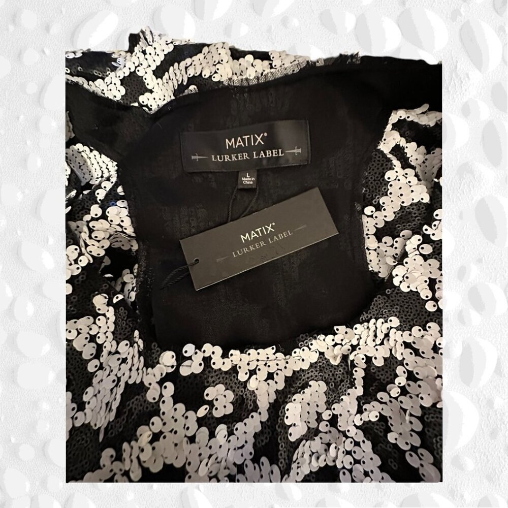 MATIX LURKER LABEL Whiskey Nights Sequin Dress NWT - Picture 5 of 7